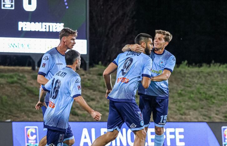 Tris dell’AlbinoLeffe al Pergo e prima vittoria in campionato. Marietta salva il vantaggio