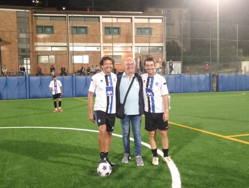 Vecchie Glorie all’Immacolata: CR77 superstar nell’Atalanta (con Bellini e Moro)