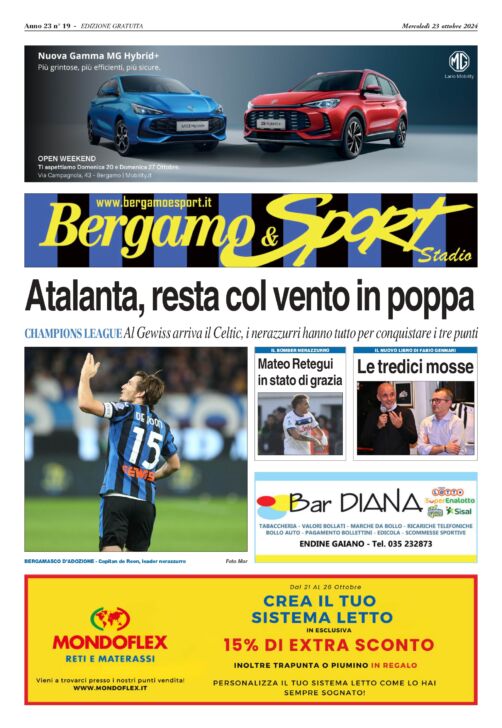 Atalanta-Celtic leggi qui gratuitamente il Bergamo & Sport stadio