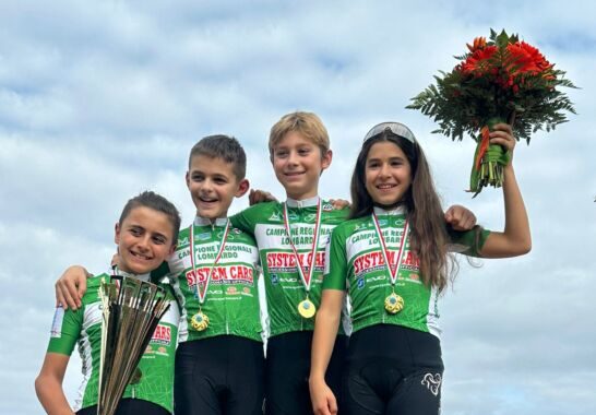 Ciclisti Valgandino, trionfo al Regionale Team Relay di mountain bike