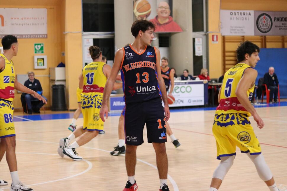 Bluorobica, senza Markovic a Iseo si cede nell’ultimo quarto: 8 punti nel girone d’andata