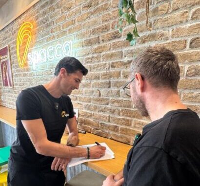 Spacca va in gol con Sciaudone e punta a segnarne altri: “Il food franchising, opportunità per il dopo calcio”