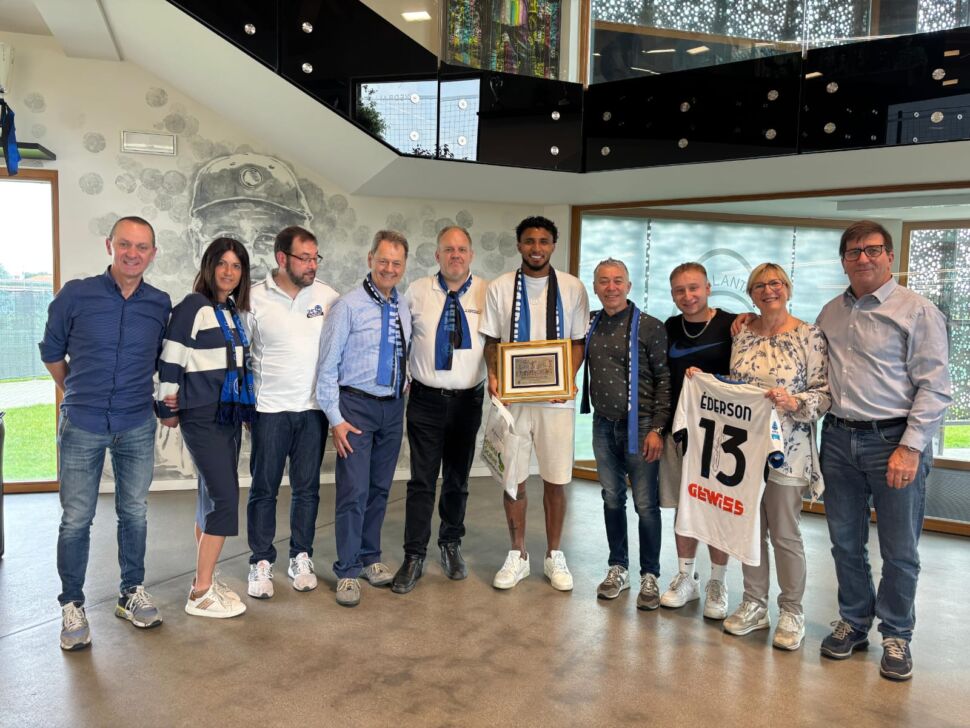 Ederson e Djimsiti, a Zingonia il Bravo Papà dell’Atalanta Club Valgandino