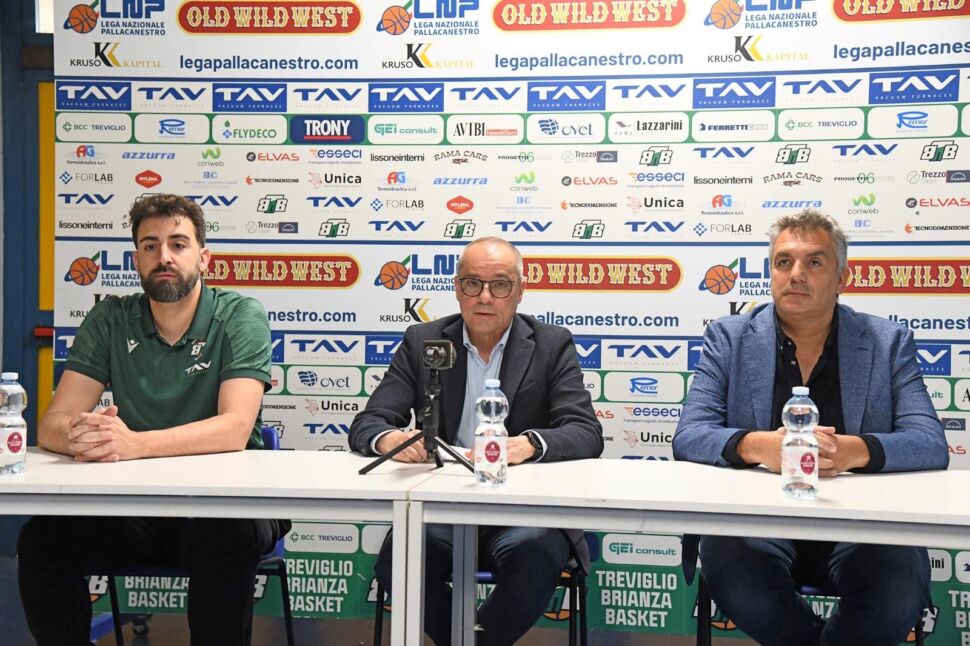 Treviglio Brianza Basket – la conferenza stampa con Luinetti, Canevari e Villa