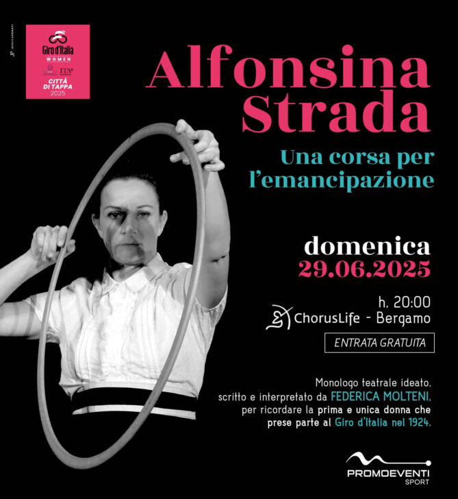 Aspettando il Giro d’Italia Women una pièce teatrale per ricordare Alfonsina Strada – Chorus Life domenica 29 giugno