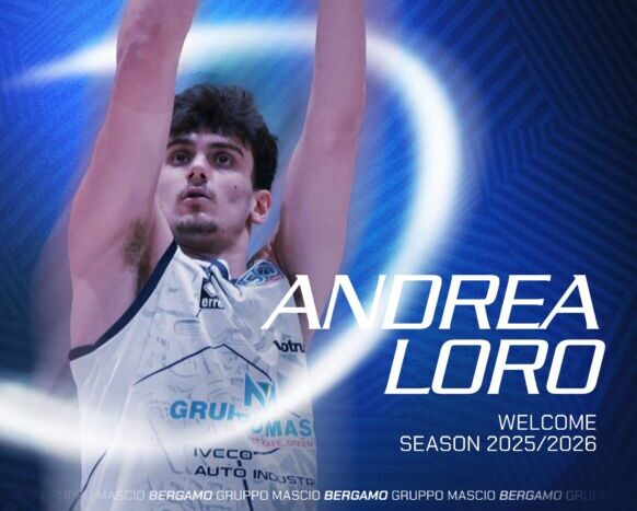La Blu Basket Bergamo firma Andrea Loro: è il terzo del nuovo roster