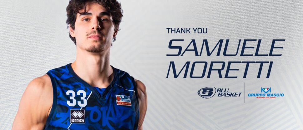 La Blu Basket saluta Moretti a accoglie il suo sostituto