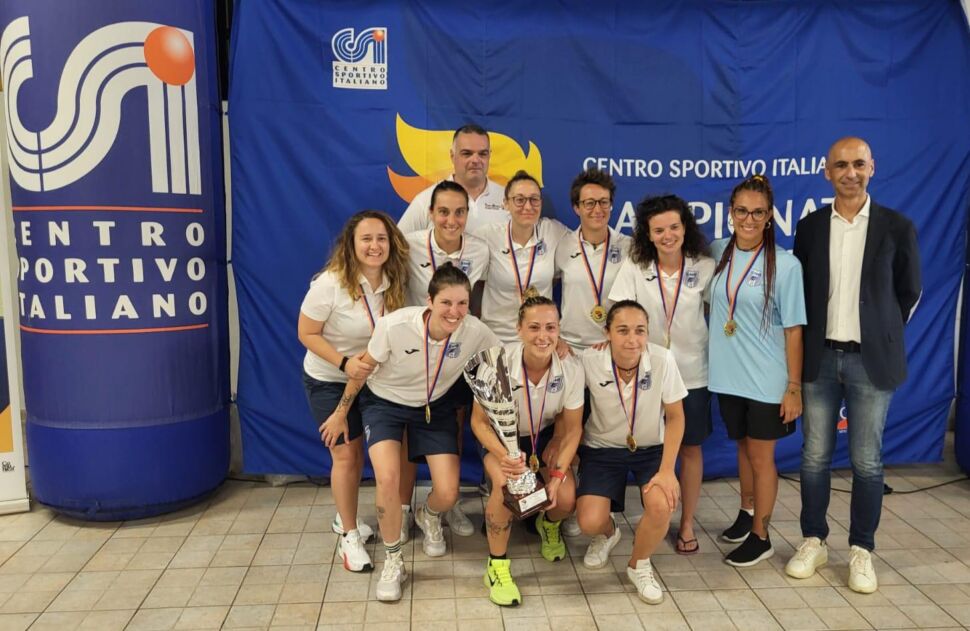 Calcio a 5 femminile. Impresa dell’Albano Calcio che ha vinto il titolo nazionale CSI!