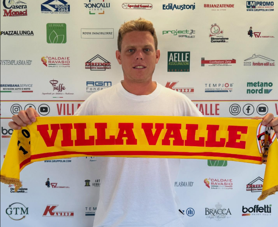 Nuovo centrocampista per il Villa Valle: ufficiale Riccardo Serena