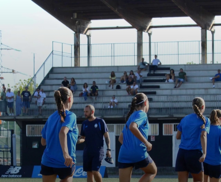 Atalanta, anche il Femminile si allena