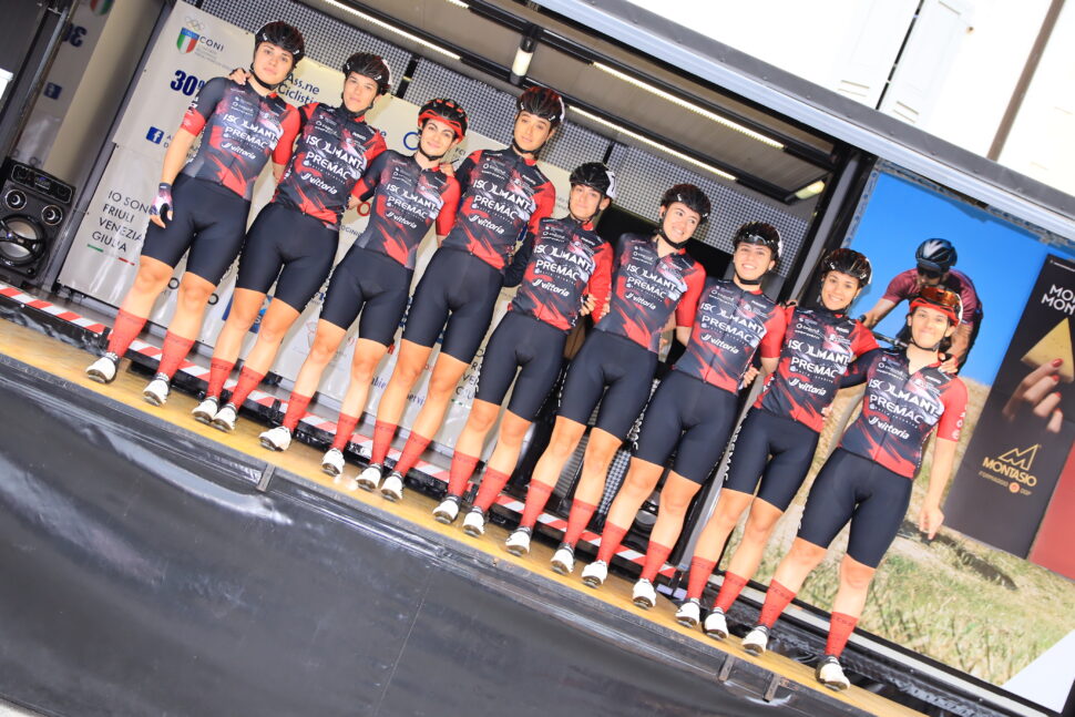 Isolmant-Premac-Vittoria, Giordani settima in Friuli: compagne frenate da una caduta