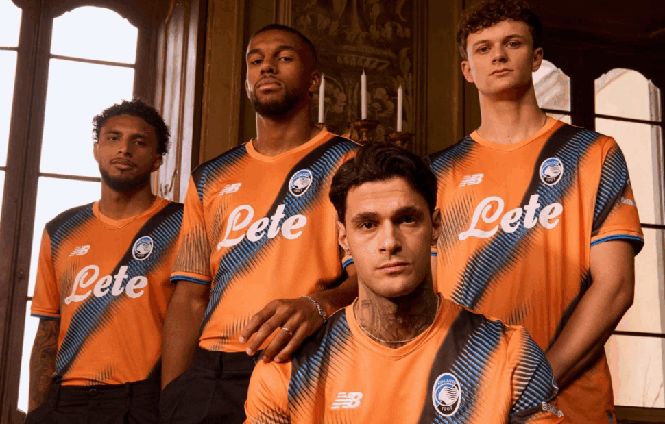 La prima volta dell’arancione: ecco la terza maglia dell’Atalanta