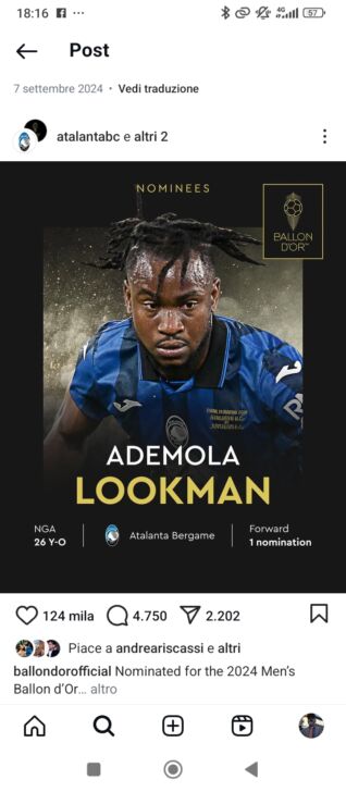 Lookman, niente strappi a Zingonia ma elimina l’Atalanta dai social