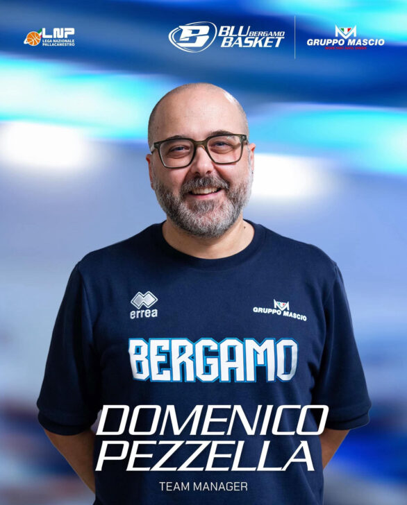 Blu Basket Bergamo, il team manager è Pezzella