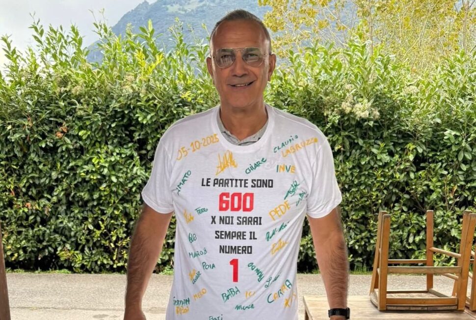 Seicento panchine per Luca Sana: “Sovere per me è tutto”