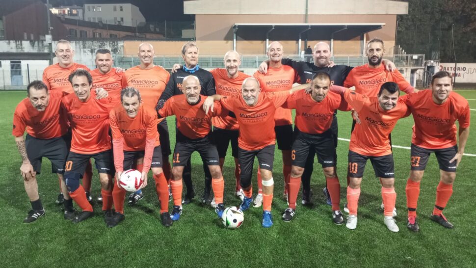 Gorrini-Trocchia, per il Comun Nuovo nella Over 40 con i due bomber la vittoria è di rigore