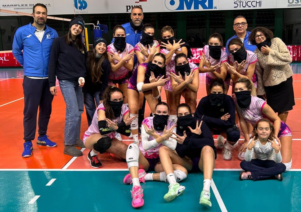Pallavolo Gavarno dominante a Busnago. Il Christmas Match consolida il quarto posto in classifica