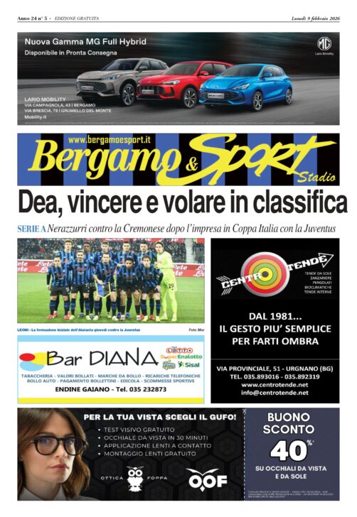 Atalanta-Cremonese leggi qui gratis il Bergamo & Sport stadio