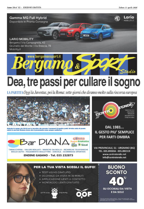 Leggi qui il Bergamo & Sport stadio per ATALANTA-JUVENTUS
