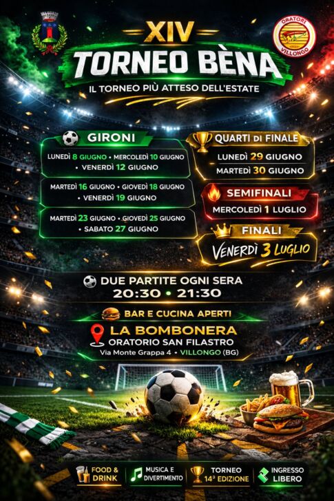 XIV Torneo Bena, il torneo più atteso dell’estate