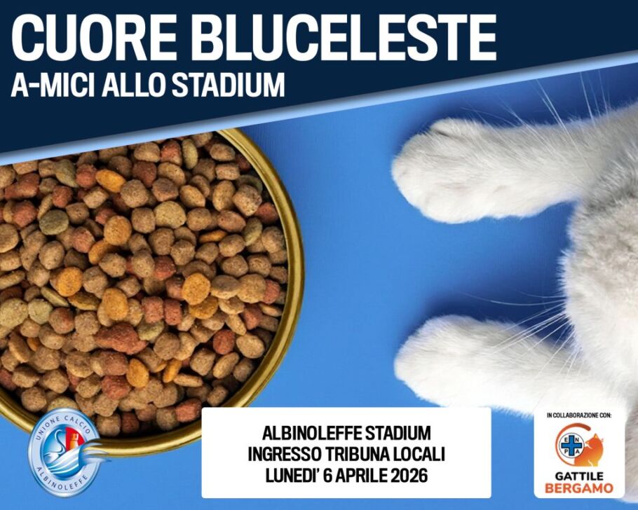 AlbinoLeffe, c’è trippa per gatti: l’iniziativa solidale di Pasquetta con l’Enpa