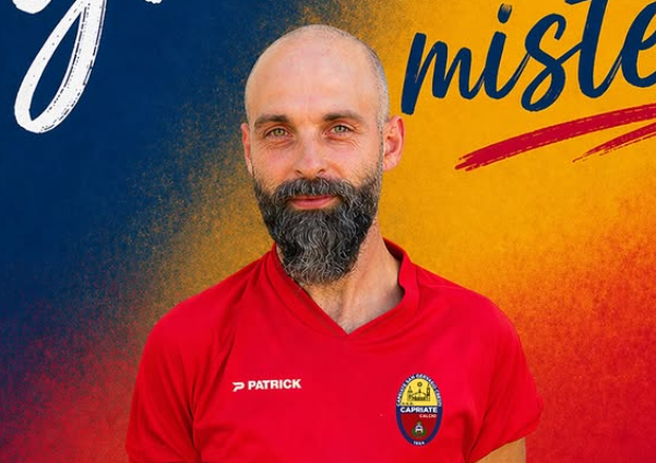 Capriate, l’allenatore Daniel Panzeri ai saluti al termine della stagione