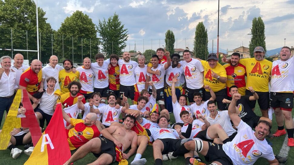 Rugby Bergamo, Donati: “La nostra è stata una promozione a chilometro zero”