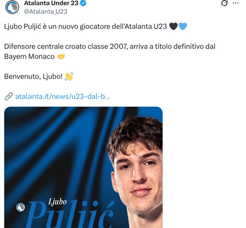 Un mastino dal Bayern per l’Under 23