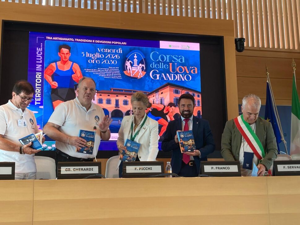 La Corsa delle Uova presentata in Regione: appuntamento il 3 luglio a Gandino