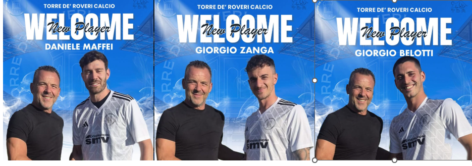 Ufficiali al Torre de Roveri Maffei, Belotti e Zanga