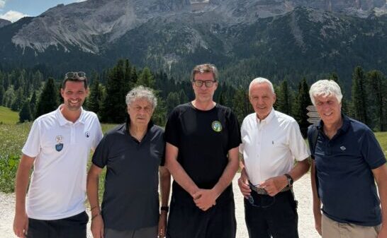 Accademia dello Sport per la Solidarietà: Licini a Braies con Gasperini e Giorgetti