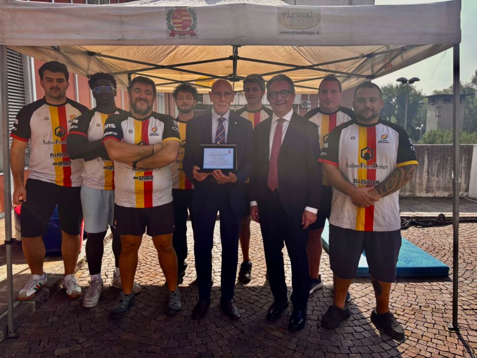 Rugby Bergamo, Jack Cesare alla Festa della Polizia