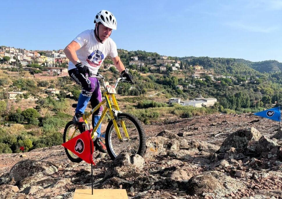 Mauro Moioli fa felici Ponte Nossa e Gandino: primo di categoria al Bike Trial Legends