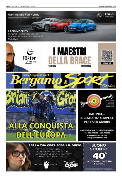 Atalanta – Pafos leggi qui gratis il Bergamo & Sport stadio