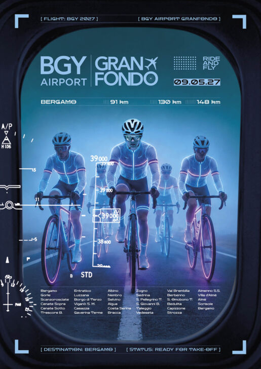 BGY Airport Granfondo 2027, il futuro prende quota tra sicurezza e innovazione col nuovo concept