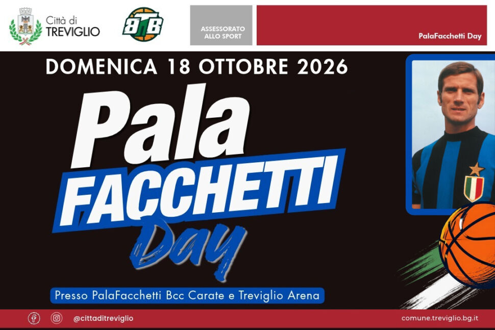 Treviglio celebra Giacinto Facchetti e i 30 anni del Palazzetto dello Sport